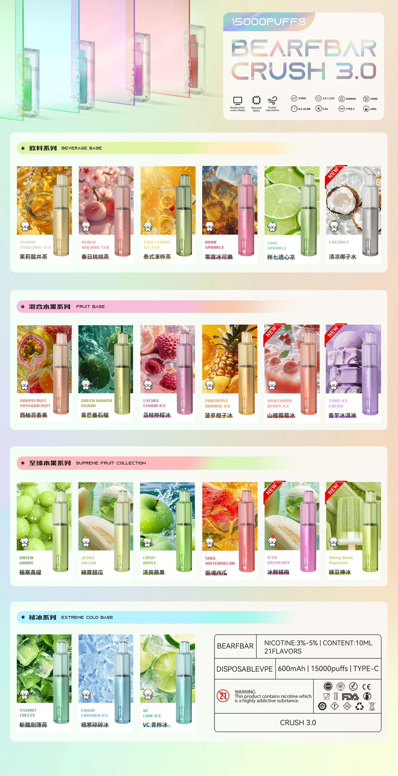 比熊三代15000口(库存波动较大，随时问我口味库存)