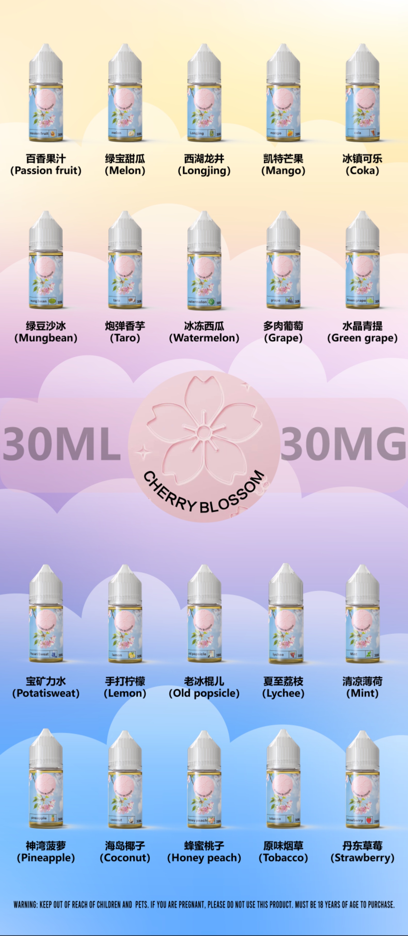 樱花(高凉低甜果味浓郁)